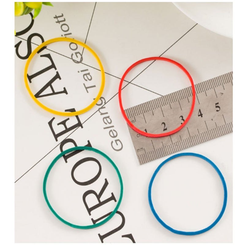Hamosky Rubber Band Paper Bills Dollars Money Elastic Stretchable Bands 500Pcsï¼ŒSize 38mm /1.49 Inches (Multicolored) - Image 3